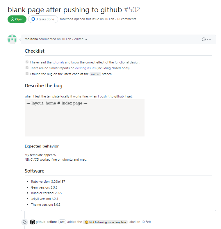someone posted same issue on chirpy jekyll theme github
