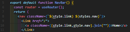 navbar.js 다중 css 적용